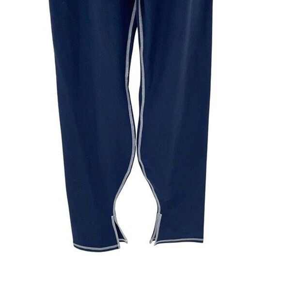 WeWoreWhat Womens Silhouette Ankle Flare One-Piece Athletic Jumpsuit Navy XL - Picture 4 of 13